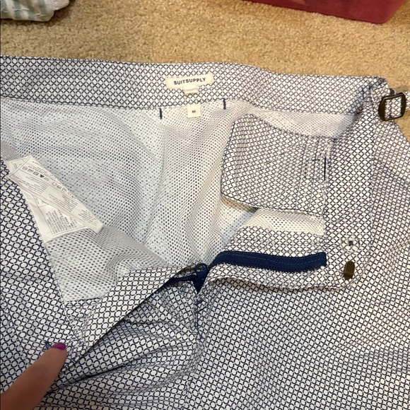 Suitsupply Blue Patterned Men Shorts - Picture 5 of 6